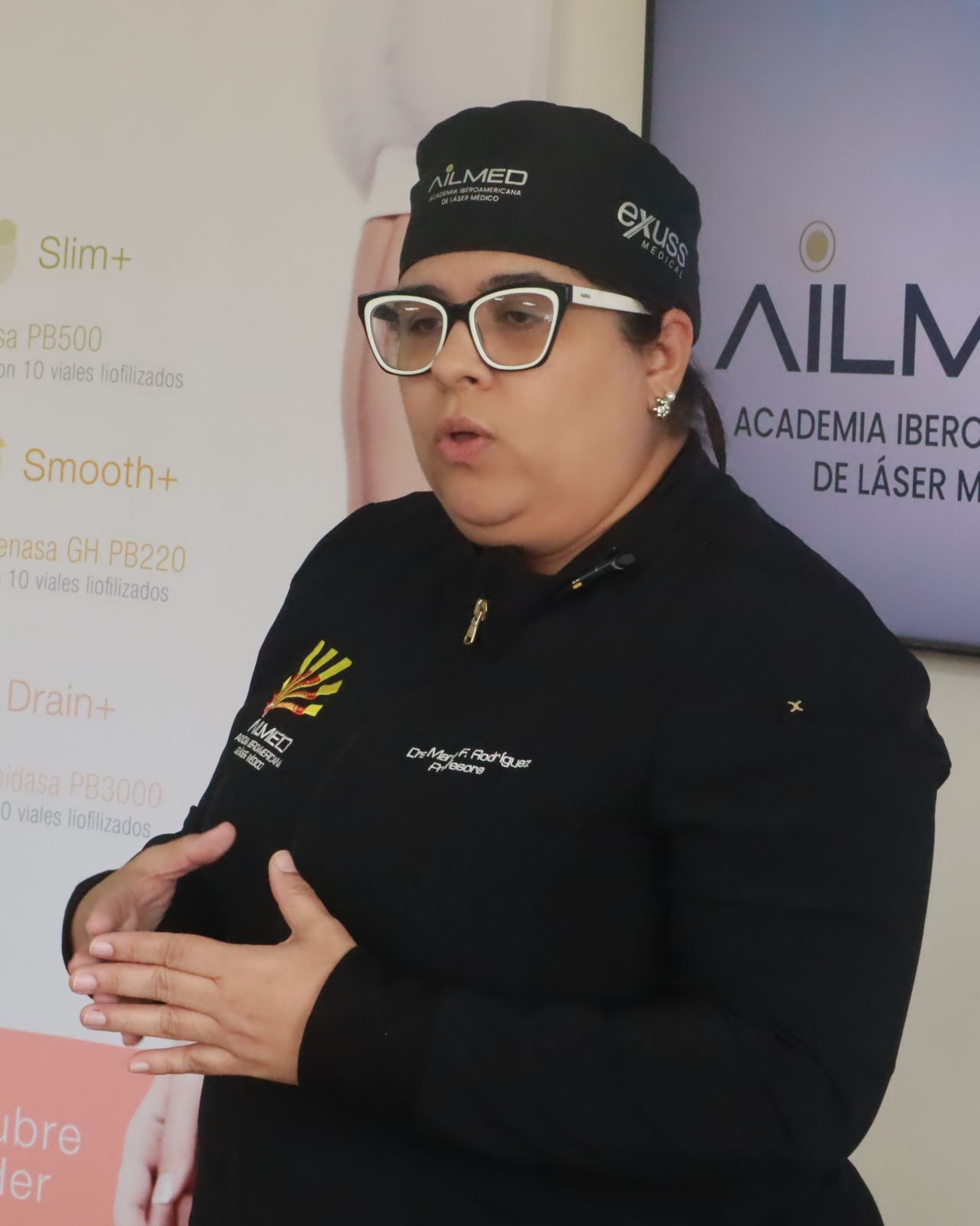 Dra. María Fernanda Rodríguez, facilitadora del curso